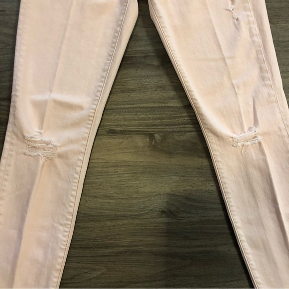 Current/Elliott Jeans Women’s 26 Skinny Blushback Harbor Destroy Busted Knees - Picture 3 of 8